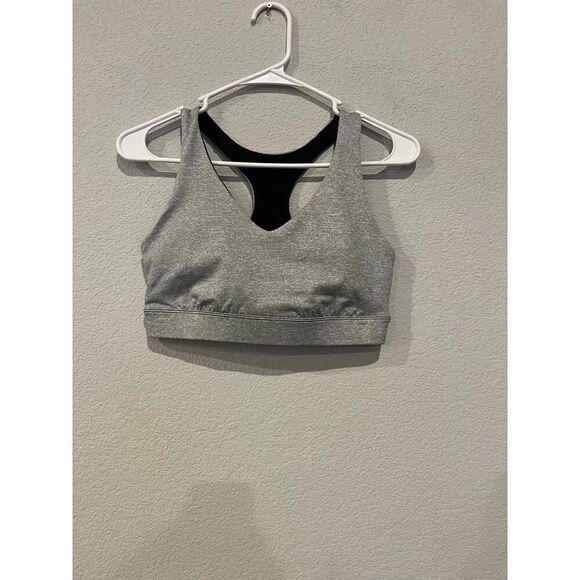 Tek Gear Women's Size Medium Racerback Sports Bra Gray - Picture 1 of 3